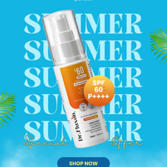 Dr. Fluxon SPF 60 PA++++ Sunscreen Moisturizer - No White Cast, Lightweight & Hydrating with Hyaluronic Acid & Ceramides (50ml)