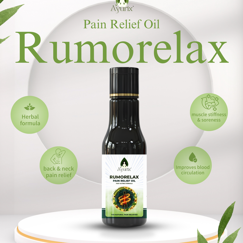Rumorelax Pain Relief Oil – Fast Acting Herbal Oil for Joint, Muscle & Back Pain