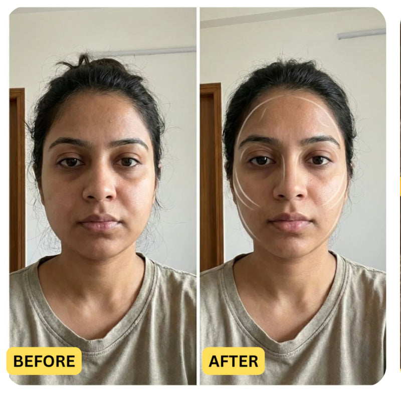 Dr. Fluxon™ Gua Sha Facial Sculpting Brush | Lymphatic Drainage Jawline Definer & Ergonomic Foundation Brush for a Snatched Face