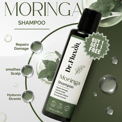 Dr. Fluxon Moringa Shampoo – Natural Repair & Scalp Soothing Formula (100ml)