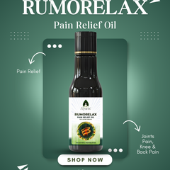 Rumorelax Pain Relief Oil – Fast Acting Herbal Oil for Joint, Muscle & Back Pain