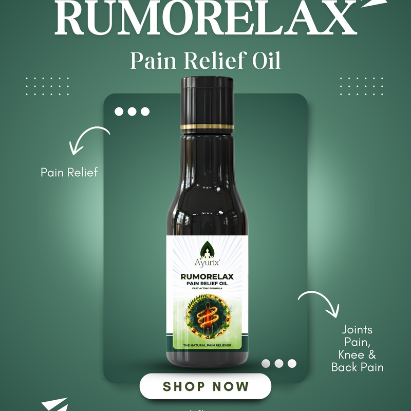 Rumorelax Pain Relief Oil – Fast Acting Herbal Oil for Joint, Muscle & Back Pain