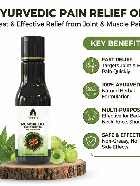 Rumorelax Pain Relief Oil – Fast Acting Herbal Oil for Joint, Muscle & Back Pain
