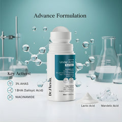 Dr. Fluxon Advance Under Arm Roll-on - 3% AHA & 1% BHA for Brightening & Odor Control (50ml)