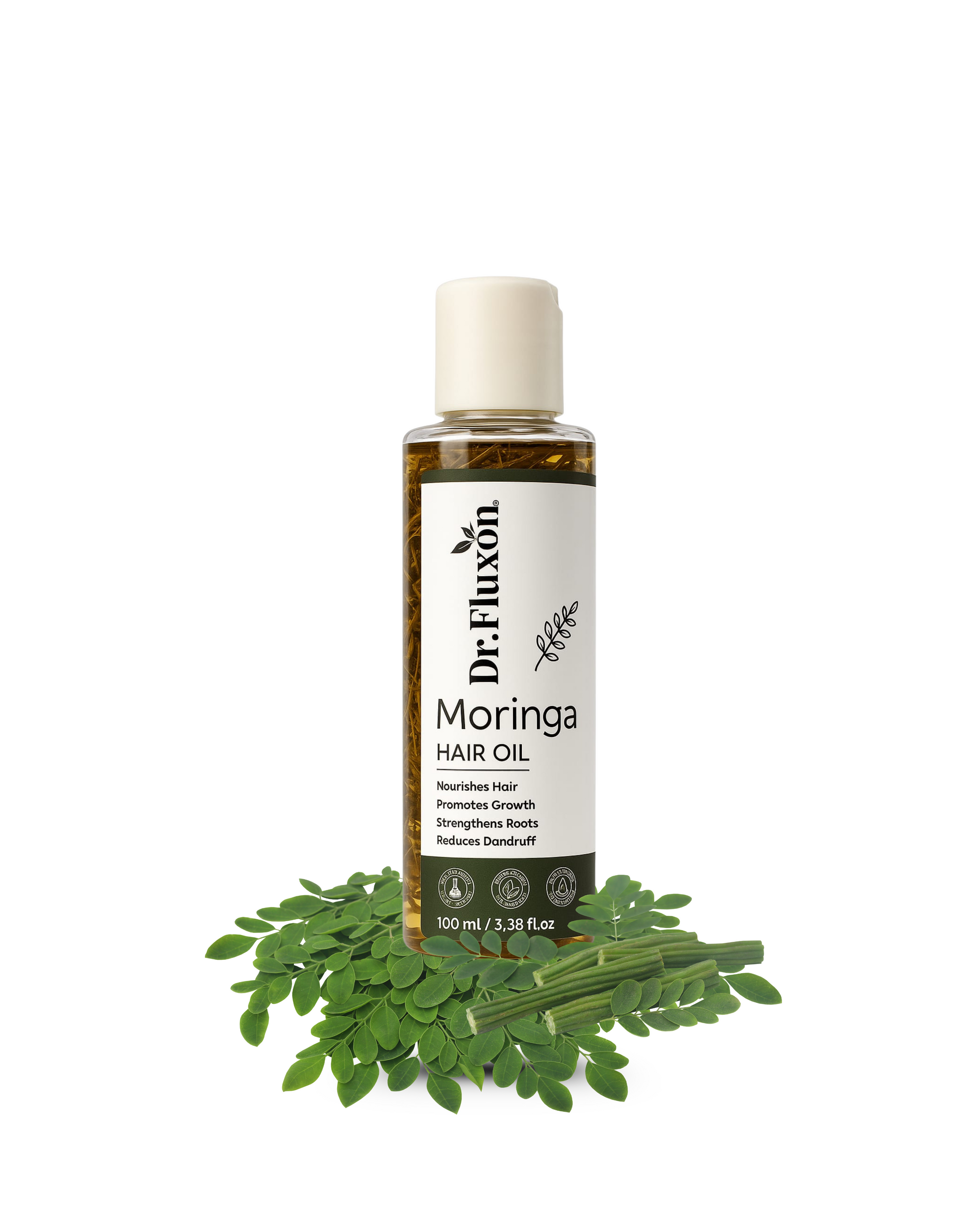 Dr. Fluxon Moringa Hair Oil – Natural Hair Growth & Nourishment