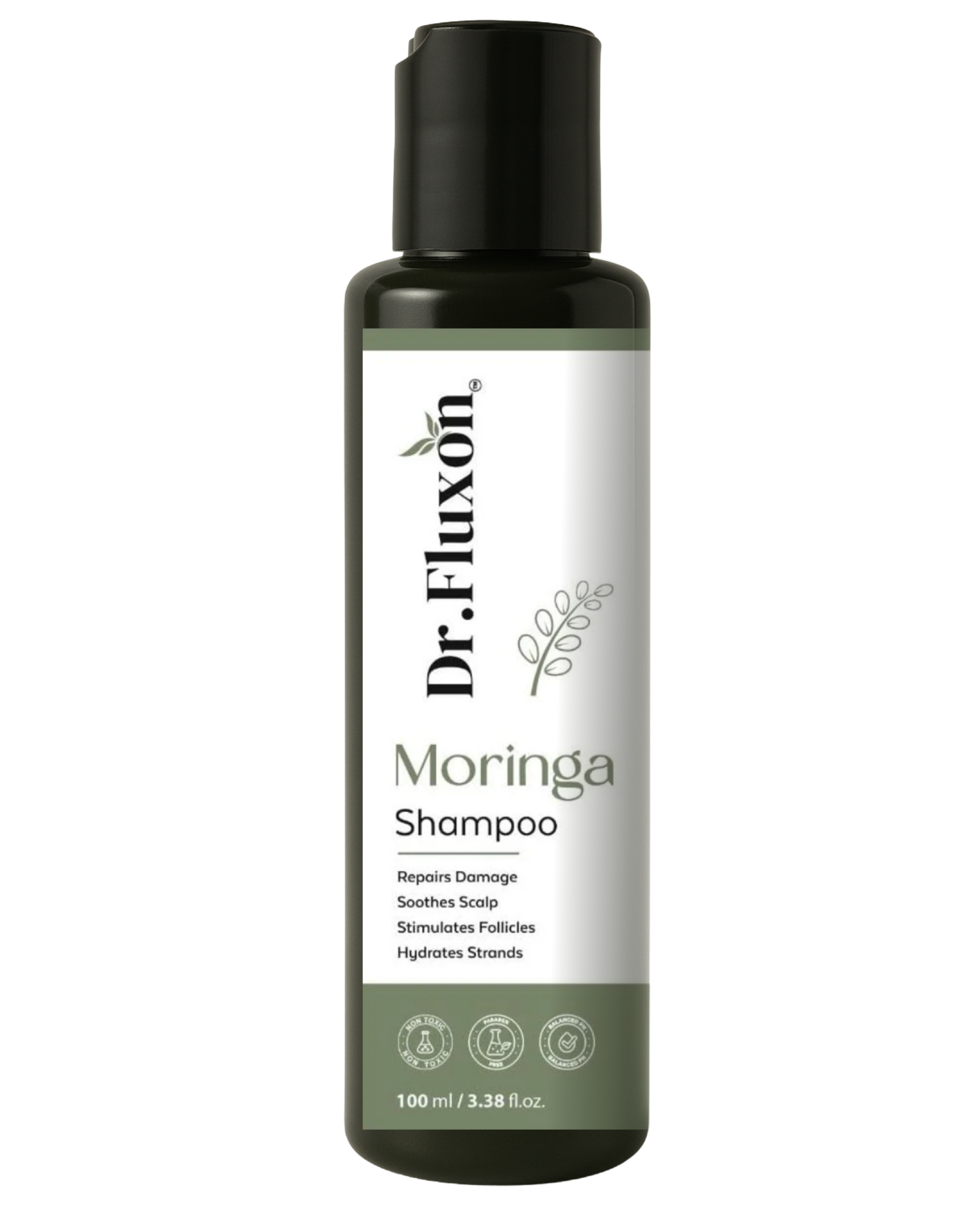 Dr. Fluxon Moringa Shampoo with Rosemary – For Hair Repair & Scalp Care